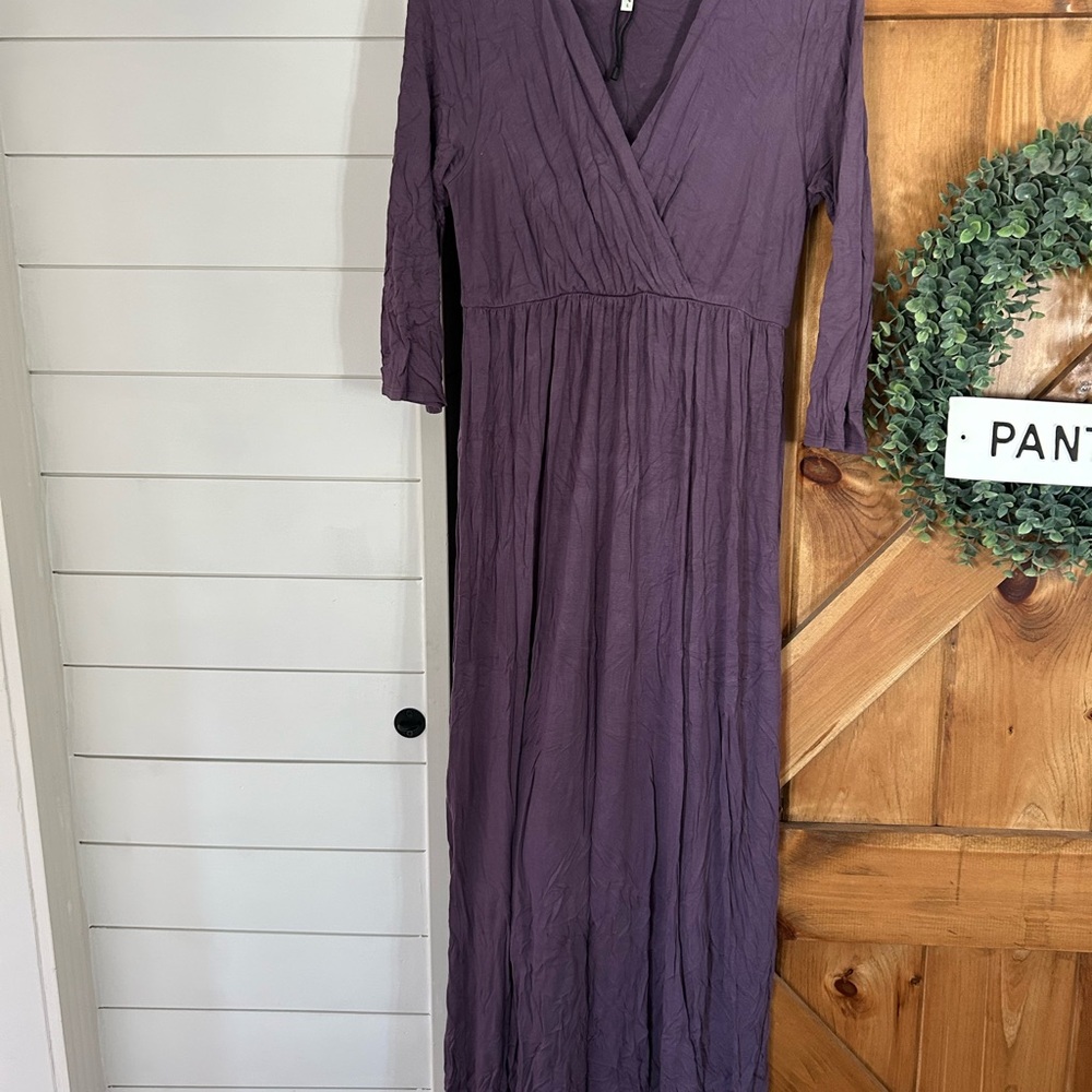 Maternity Purple Dress